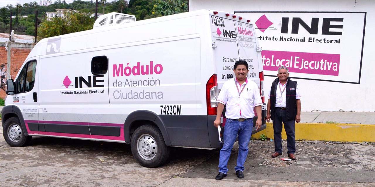 Siguen los trámites en el Módulo Móvil del INE en Cuicatlán | El Imparcial de Oaxaca