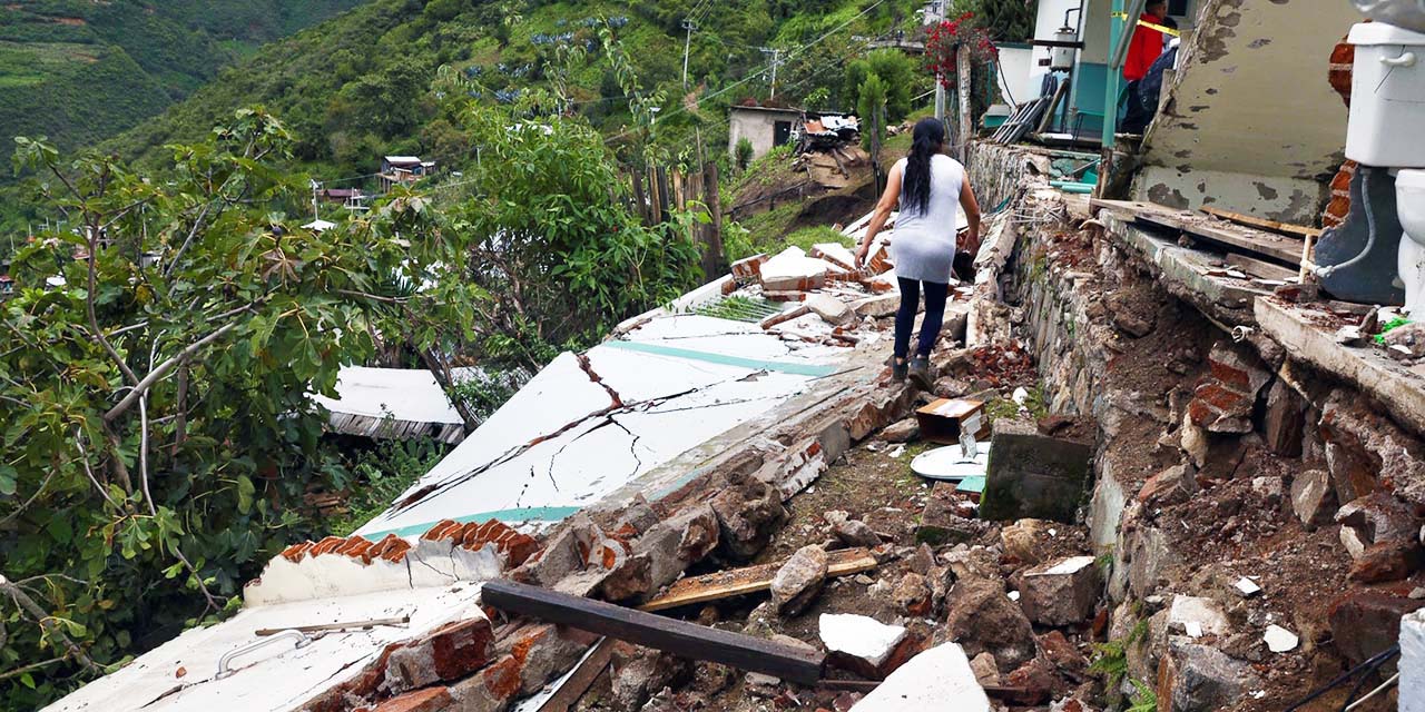 Foto: Archivo El Imparcial / Fuertes daños por sismos en la Sierra Sur de Oaxaca