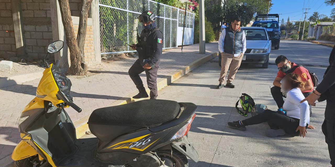 Joven es atropellada en su motocicleta | El Imparcial de Oaxaca