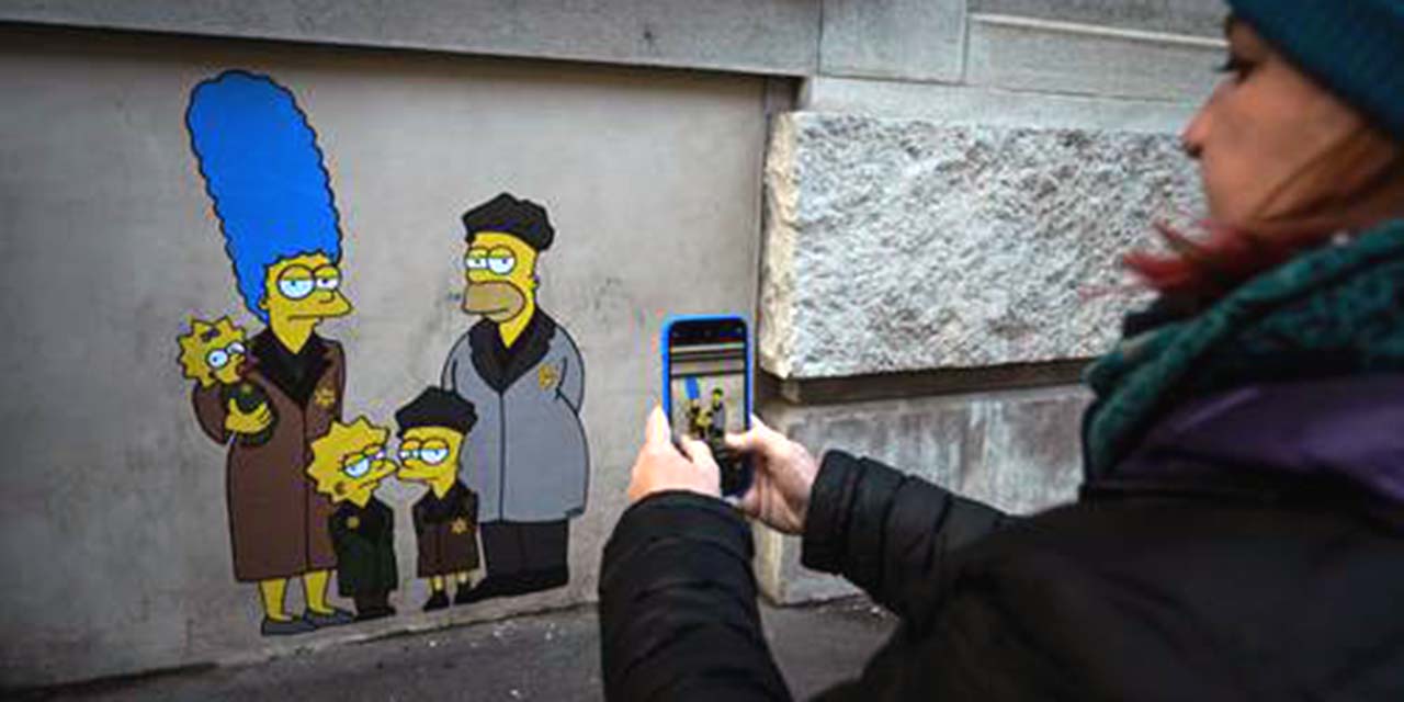 Aparecen Los Simpson como víctimas del Holocausto en murales | El Imparcial de Oaxaca