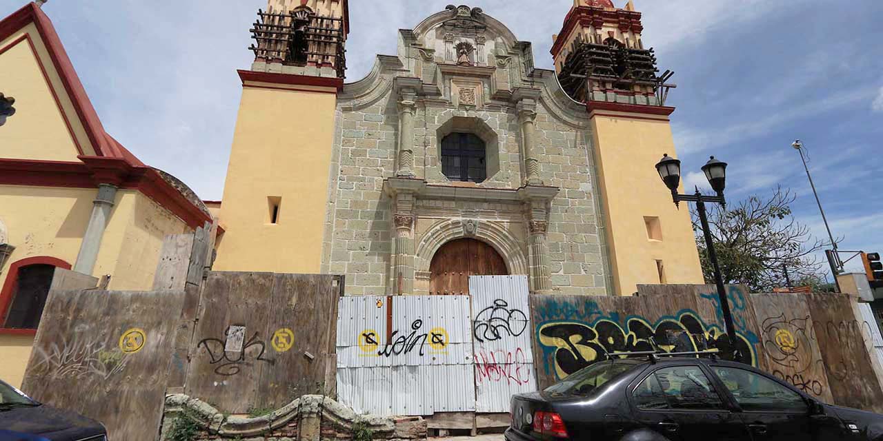 Foto: Archivo El Imparcial / Templo de las Nieves, en la capital oaxaqueña, dañado por los sismos