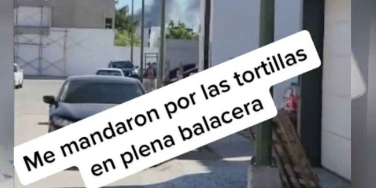 Su esposa lo manda por tortillas en pleno culiacanazo y se vuelve viral