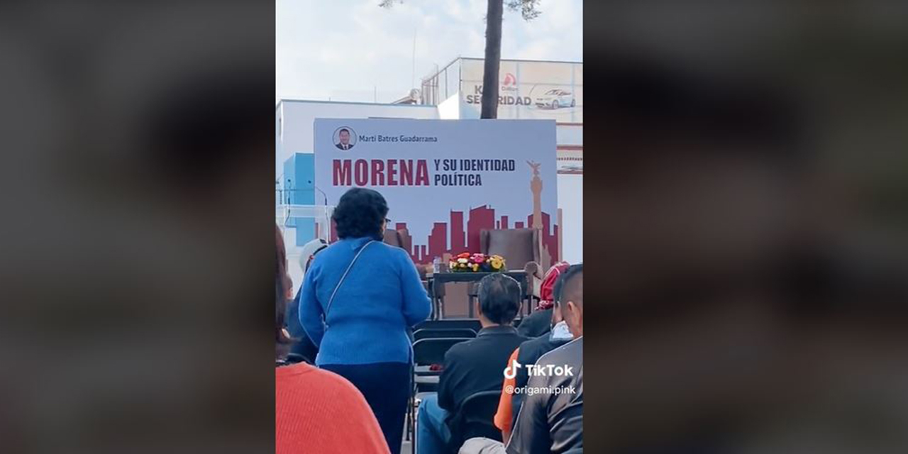Lleva a su cita a mítin de MORENA y se hace viral | El Imparcial de Oaxaca