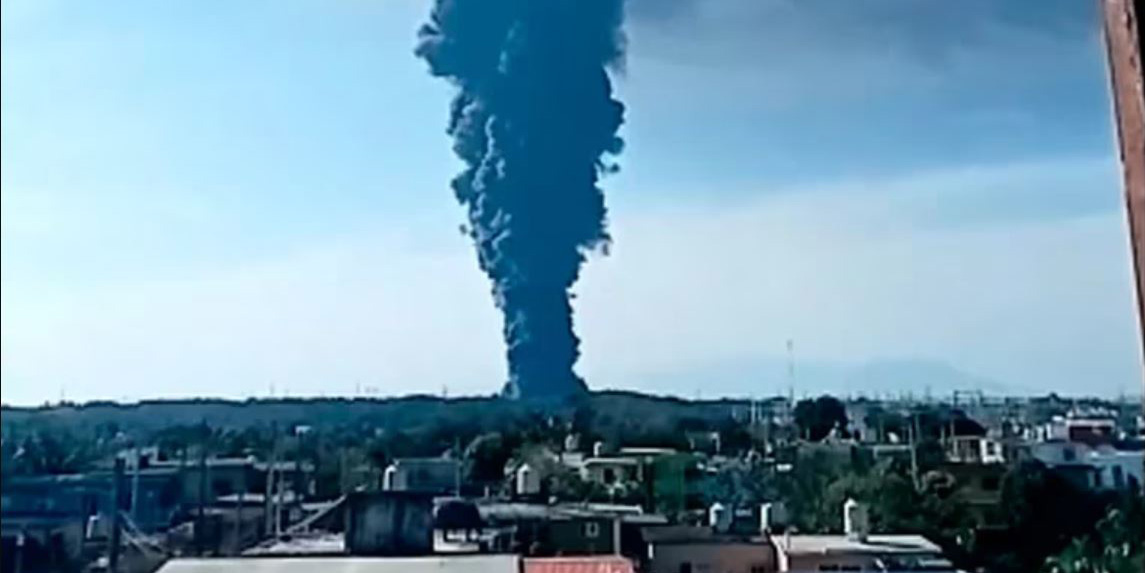Explosión en Centro de Almacenamiento de PEMEX en Ixhuatlán, Veracruz | El Imparcial de Oaxaca
