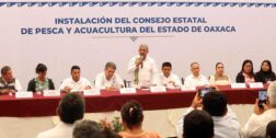 Foto: Luis Alberto Cruz / El gobernador Salomón Jara Cruz encabeza la instalación del Consejo Estatal de Pesca y Acuicultura del Estado de Oaxaca