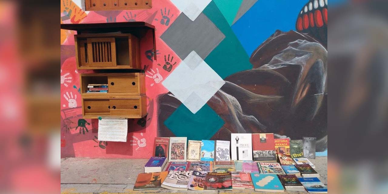 Biblioteca Callejera cuenta con 400 libros | El Imparcial de Oaxaca
