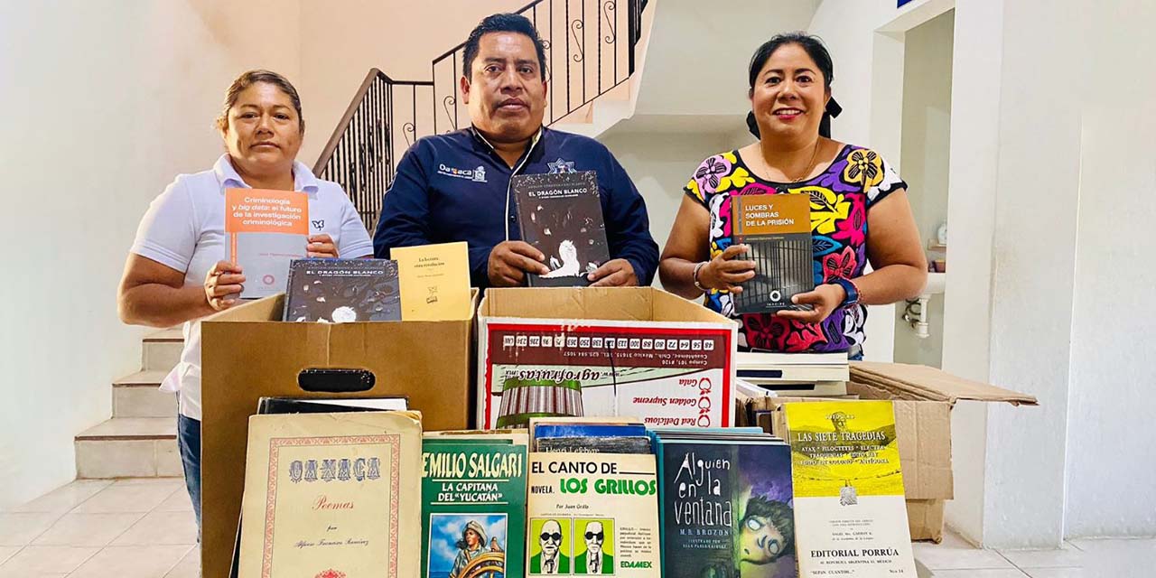 Donan libros a centro penitenciario de Cuicatlán | El Imparcial de Oaxaca