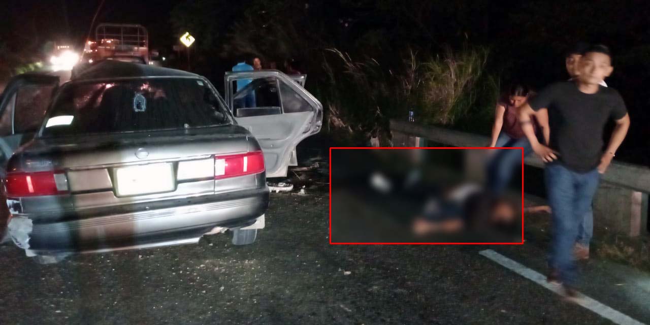 Fatal encontronazo en la Carretera Transístmica | El Imparcial de Oaxaca