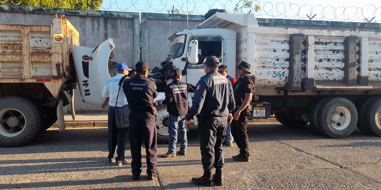 Realizan operativo de revisión de volteos en Salina Cruz | El Imparcial de Oaxaca