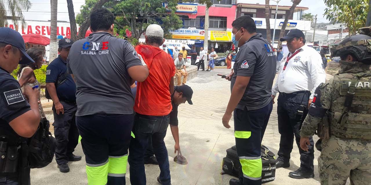Hombre cae estrepitosamente y se descalabra | El Imparcial de Oaxaca
