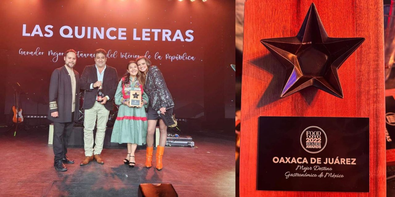 Premian a la capital oaxaqueña y a Celia Florián en los Food and Travel Reader Awards