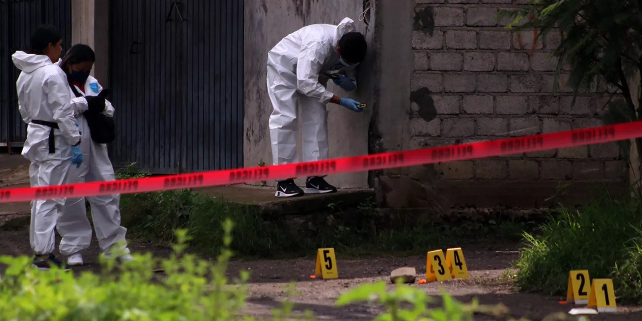 Registra Oaxaca 825 homicidios dolosos durante el 2022