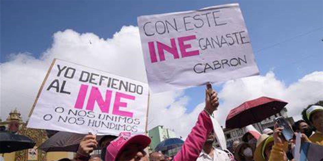 Respaldan defensa al INE con controversia constitucional  | El Imparcial de Oaxaca