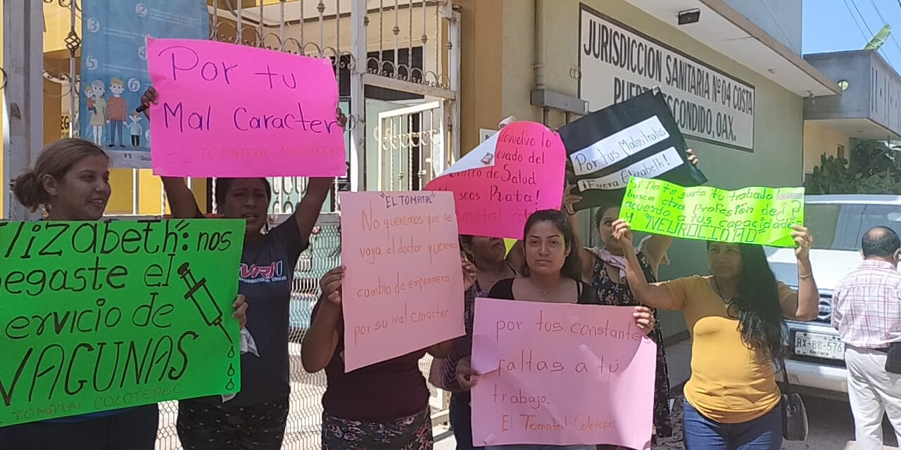 Exigen salida de enfermera de El Tomatal, Colotepec | El Imparcial de Oaxaca