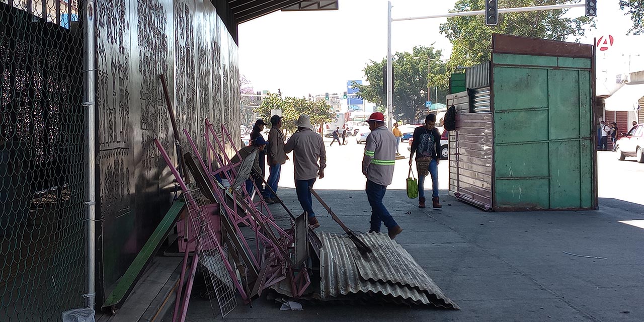 Foto: Lisbeth Mejía Reyes / Aún se desconoce cuándo se instalará la totalidad de los comerciantes en esta zona.