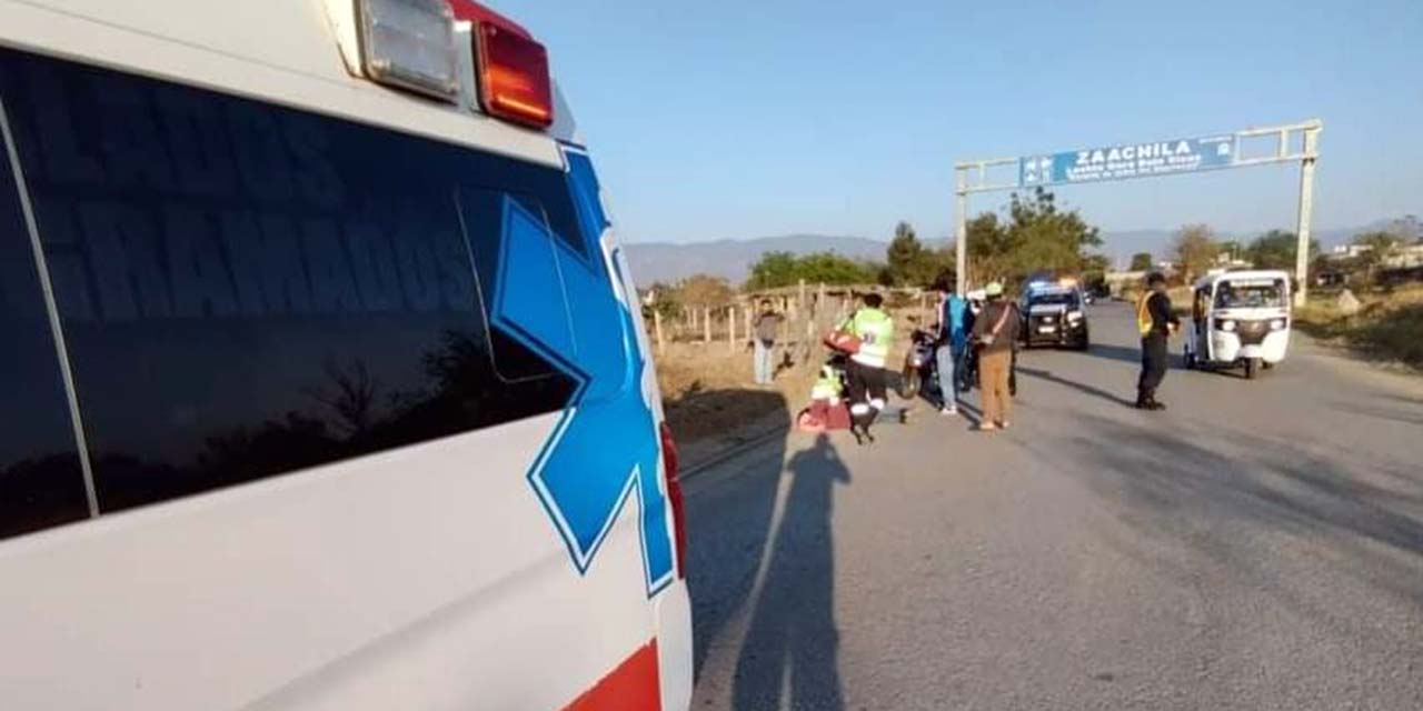 Se lesiona tras derrapar en Zaachila | El Imparcial de Oaxaca