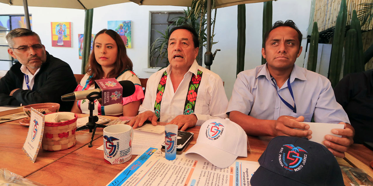 Foto: Adrián Gaytán / El programa de festejos de la Primaria Benito Juárez tendrá también actividades deportivas, académicas y de poesía