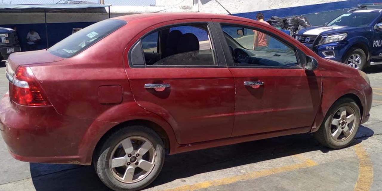 Aseguran vehículo con reporte de robo | El Imparcial de Oaxaca