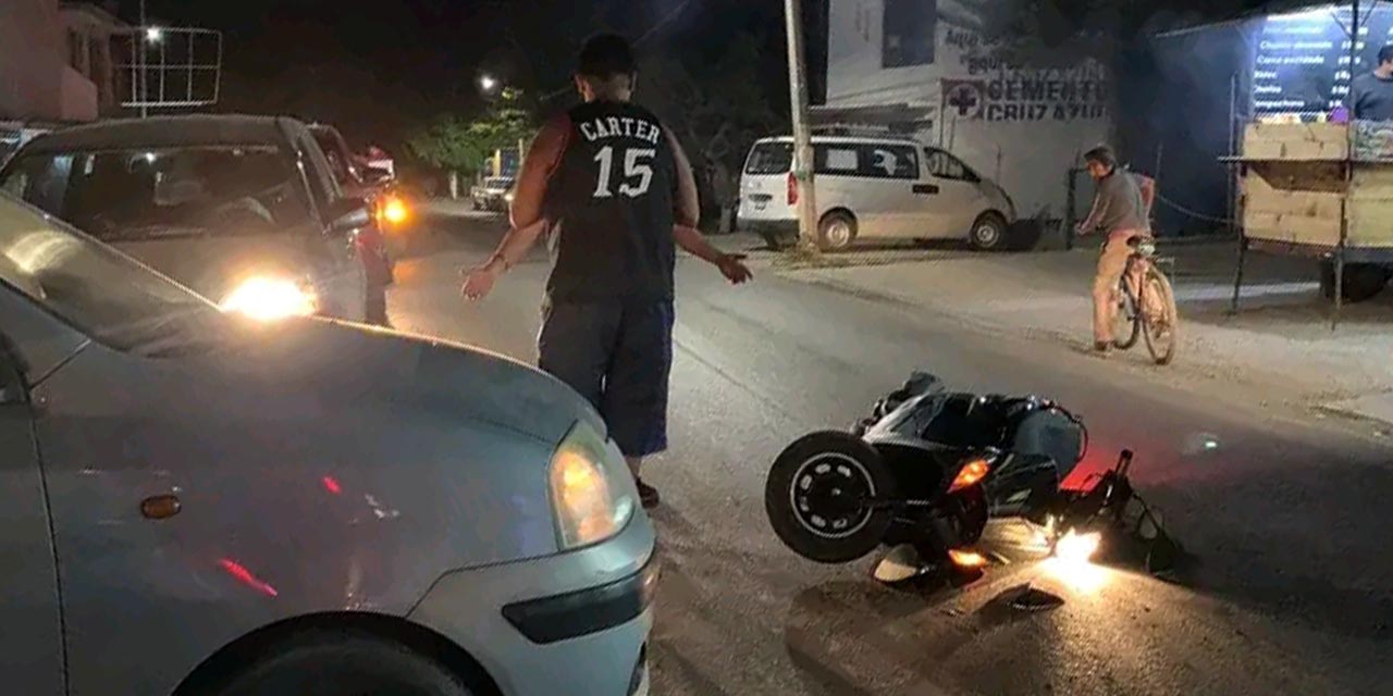 Motociclista en estado de ebriedad provoca accidente | El Imparcial de Oaxaca