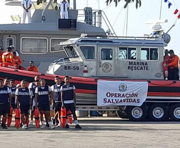 El banderazo de salida del operativo salvavidas se llevó a cabo en las instalaciones del Astillero de Marina.