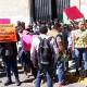 Protesta y desalojo de habitantes de Xiacuí en Palacio de Gobierno