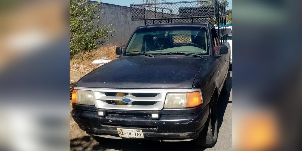 Aseguran camioneta con reporte de robo | El Imparcial de Oaxaca