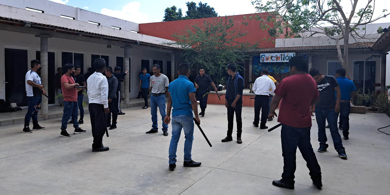 Capacitan a policías municipales de Cuicatlán | El Imparcial de Oaxaca