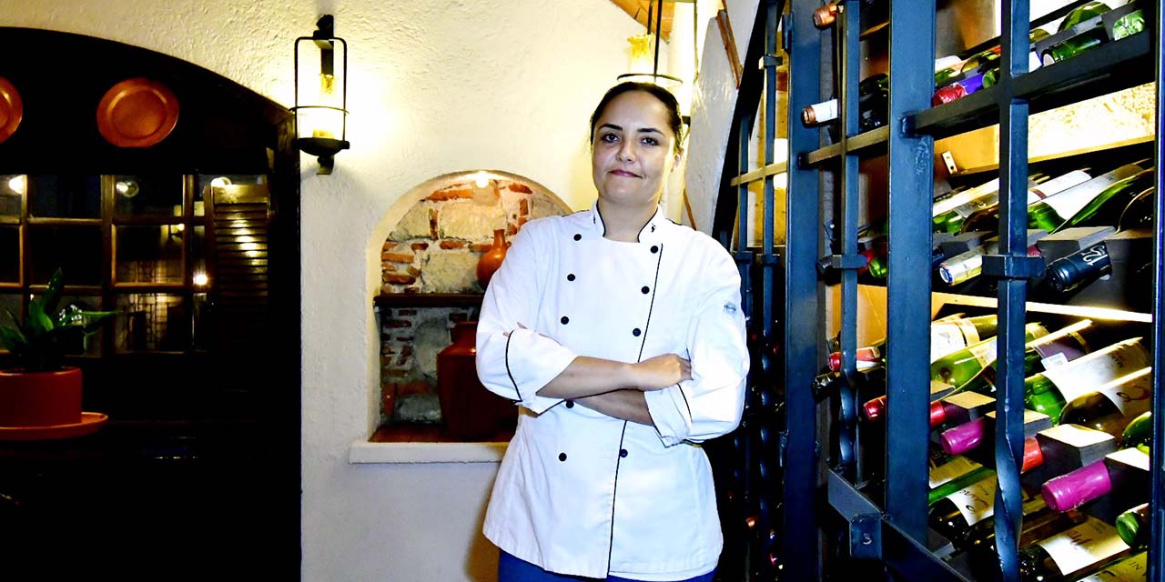Foto: Rubén Morales / Sara Arnaud lleva 22 años cocinando; hoy presentará un menú para celebrar el 45 aniversario de un conocido restaurante.