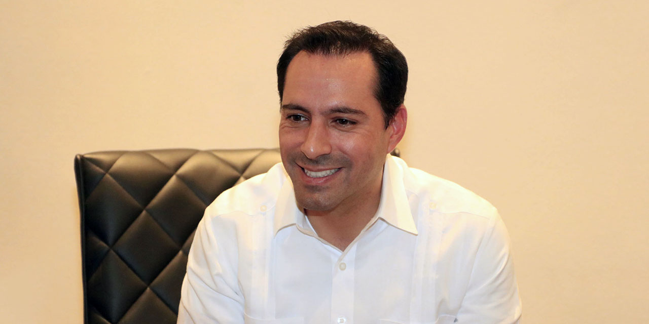 Foto: Adrián Gaytán / El gobernador de Yucatán, Vila Dosal, dice “yo me apunto”.