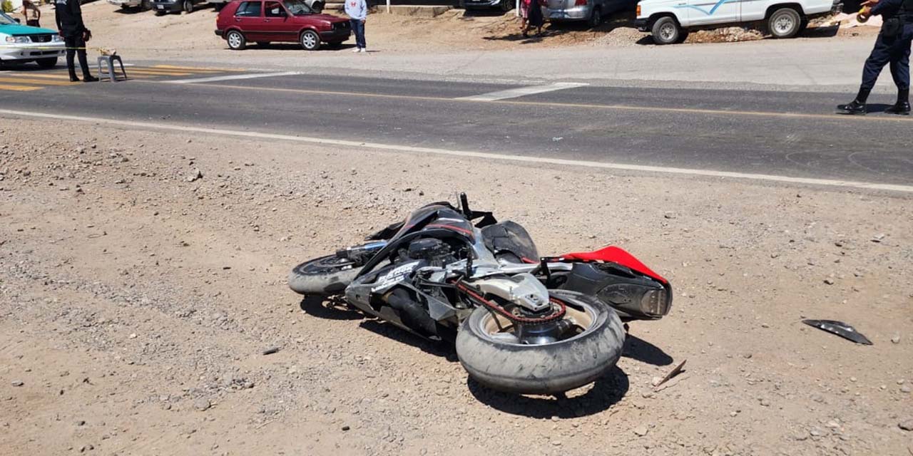 Sufre lesiones de gravedad en accidente de moto | El Imparcial de Oaxaca