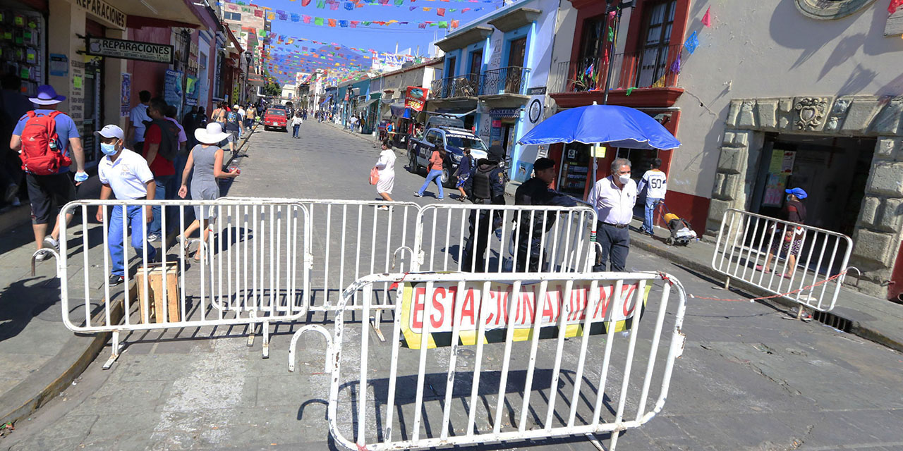 Fotos: Adrián Gaytán / Se contempla la construcción de un andador en la calle Carlos María Bustamante, de acuerdo con el programa anual de obras 2023 del municipio de Oaxaca de Juárez