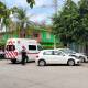 Aparatosa colisión deja a mujer lesionada en Tehuantepec