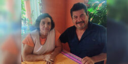 El chef Alejandro Ruiz y a la cocinera tradicional Raquel Silva