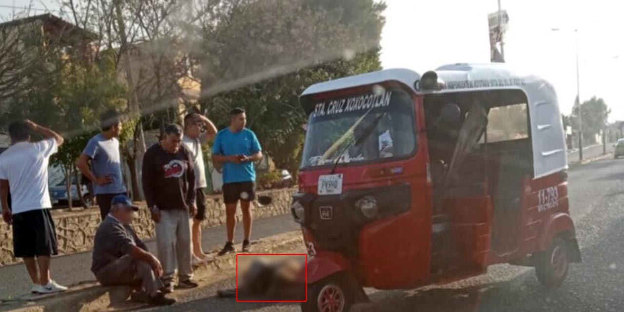 Accidente de mototaxi deja dos personas lesionadas | El Imparcial de Oaxaca