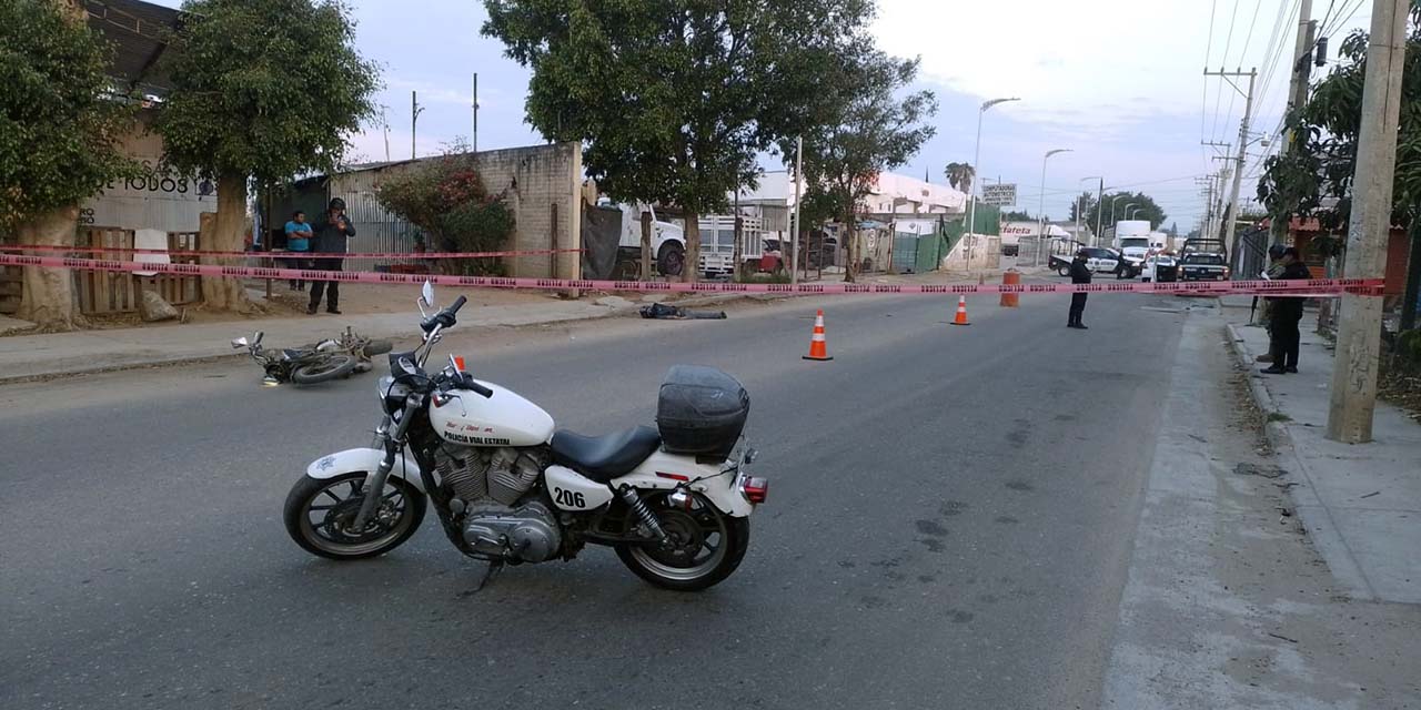 Motociclista derrapa y pierde la vida | El Imparcial de Oaxaca