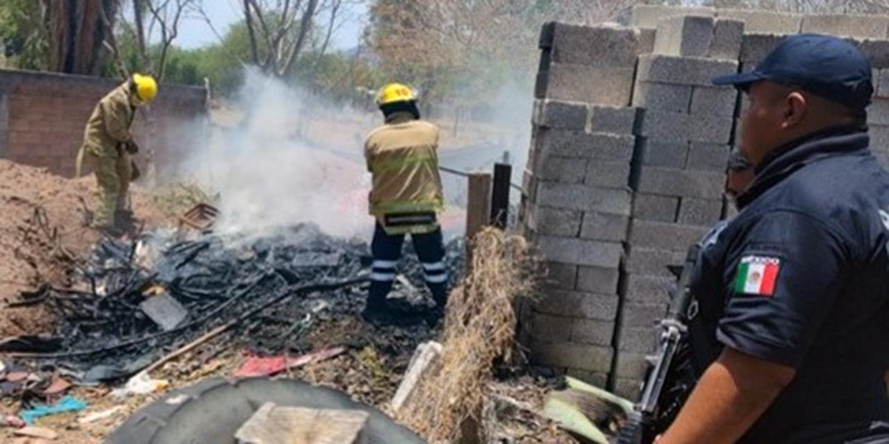 Basura acumulada provoca incendio en terreno baldío de Huajuapan | El Imparcial de Oaxaca