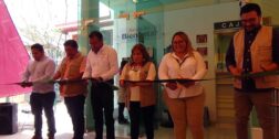 Se inauguró el Banco del Bienestar, ubicado en la colonia La Merced, a un lado del parque Bicentenario.