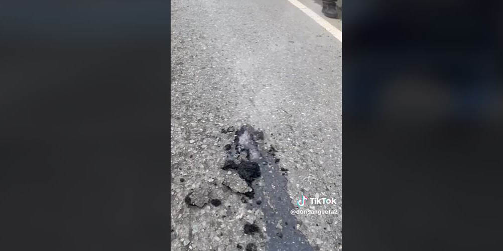 No es en Puebla, es en Ecuador video de la carretera derritiéndose | El Imparcial de Oaxaca