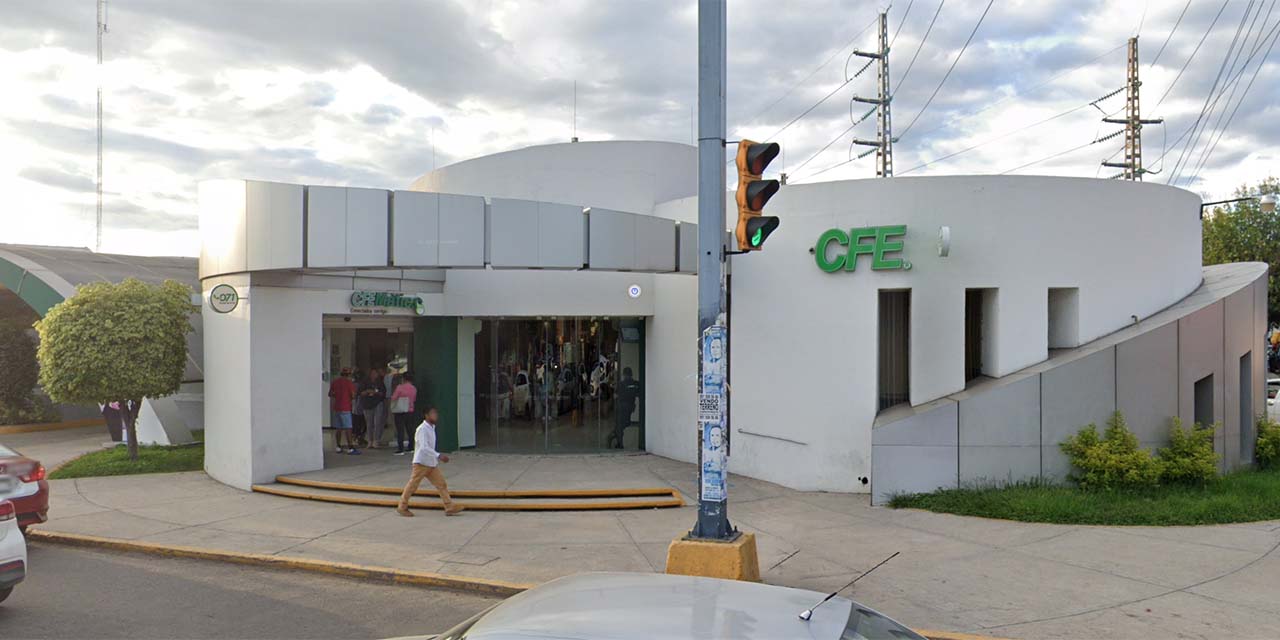 Foto: Google Maps / Instalaciones de la CFE en Oaxaca.