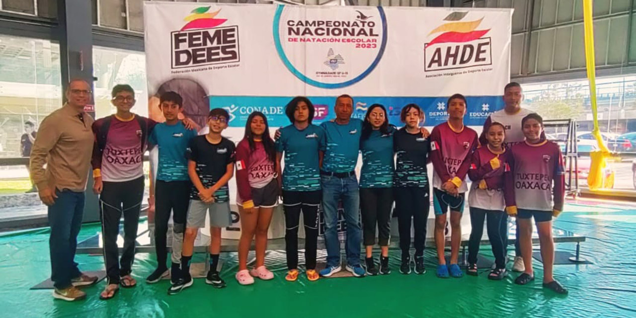 Oaxaqueños nadan en el Campeonato de Natación Escolar | El Imparcial de Oaxaca