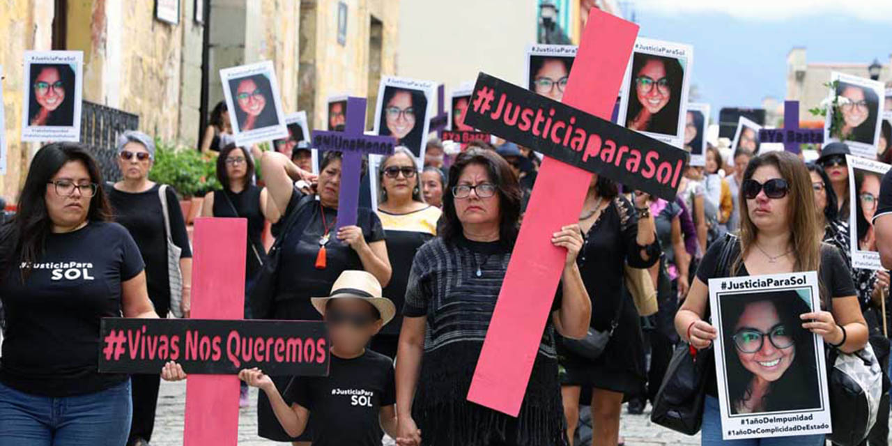 Foto: Archivo / Marcha de Soledad Jarquín en demanda de justicia por el feminicidio de su hija