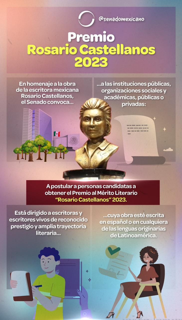 Senado de México:  Premio Rosario Castellanos 2023 & Reforma constitucional de paridad | El Imparcial de Oaxaca
