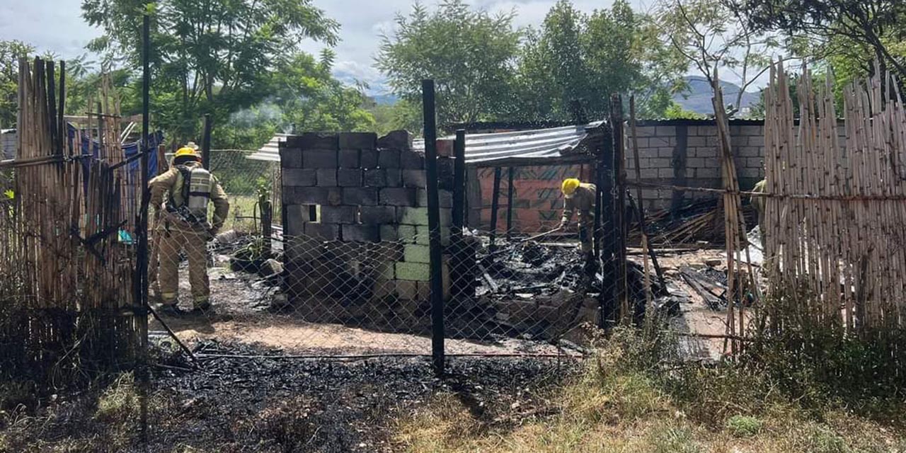 Se incendia casa habitación en la colonia Alma Mixteca, en Huajuapan | El Imparcial de Oaxaca