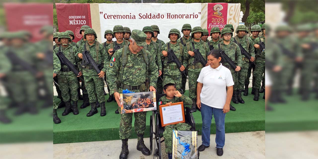 Reconocen a Abdiel como Soldado Honorario | El Imparcial de Oaxaca