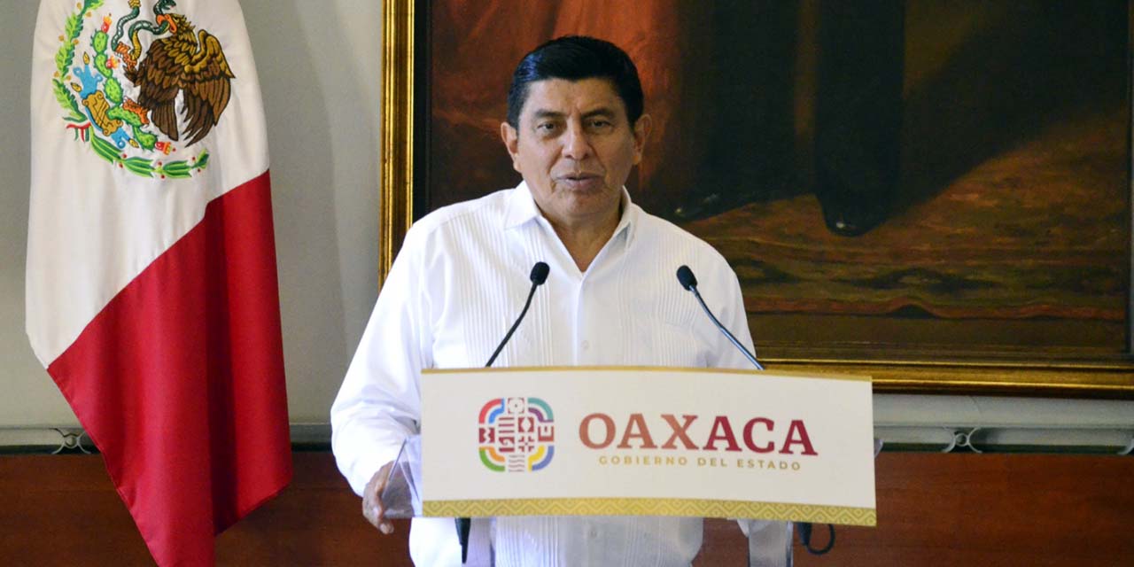 Foto: Adrián Gaytán / El gobernador Salomón Jara Cruz aseguró que se han atendido las demandas del magisterio oaxaqueño.