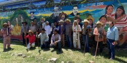 El mural refleja la labor de los productores de pulque, además de sintetizar las tradiciones de la región.
