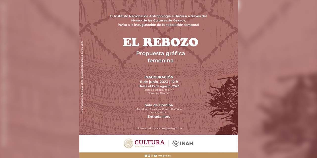 Seminario de Cultura Mexicana: El rebozo, propuesta gráfica femenina | El Imparcial de Oaxaca