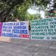 Protesta ENBIO contra aviadores de Eloy López