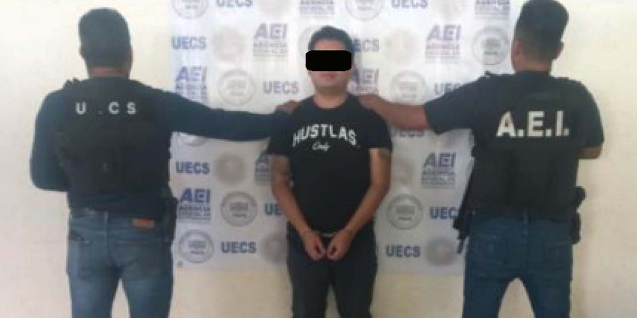 Érick E.O. fue aprehendido en Puebla.