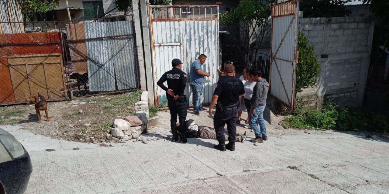 Hombre cae y se lesiona en el cráneo | El Imparcial de Oaxaca